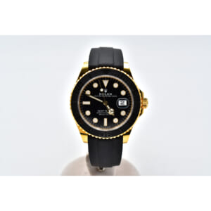 ロレックス ヨットマスター 42 黒文字盤 WG×ラバー/AT 226659 買取実績