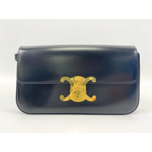未使用級✨ 現行　セリーヌ　コンパクトジップウォレット  トリオンフ　黒　小銭入 CELINE セリーヌ コンパクトジップウォレット トリオンフ 黒
