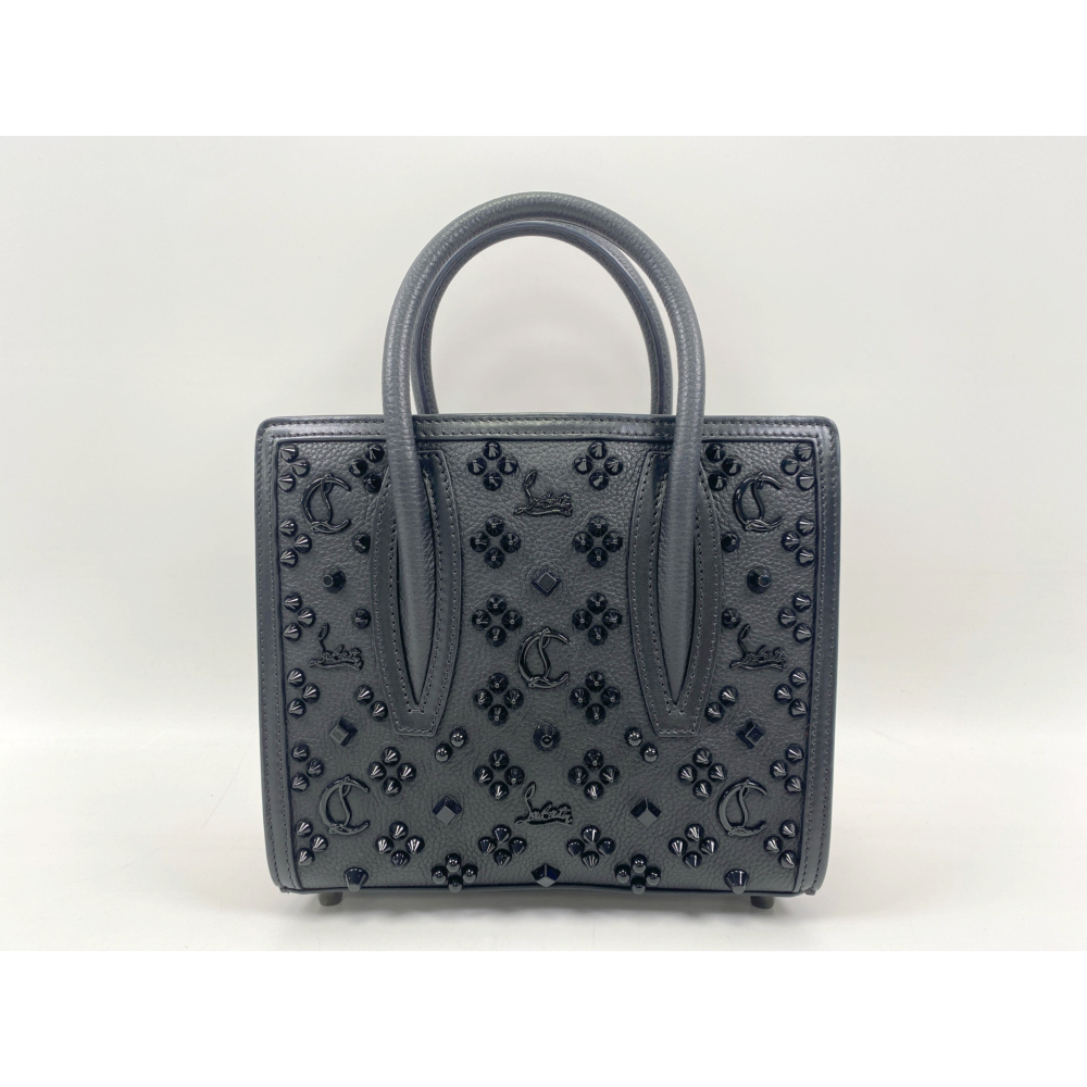 ⭐️美品⭐️ クリスチャンルブタン パロマ ミニ ハンドバッグ ブラック Paloma - トップハンドルバッグ - カーフレザー - ブラック