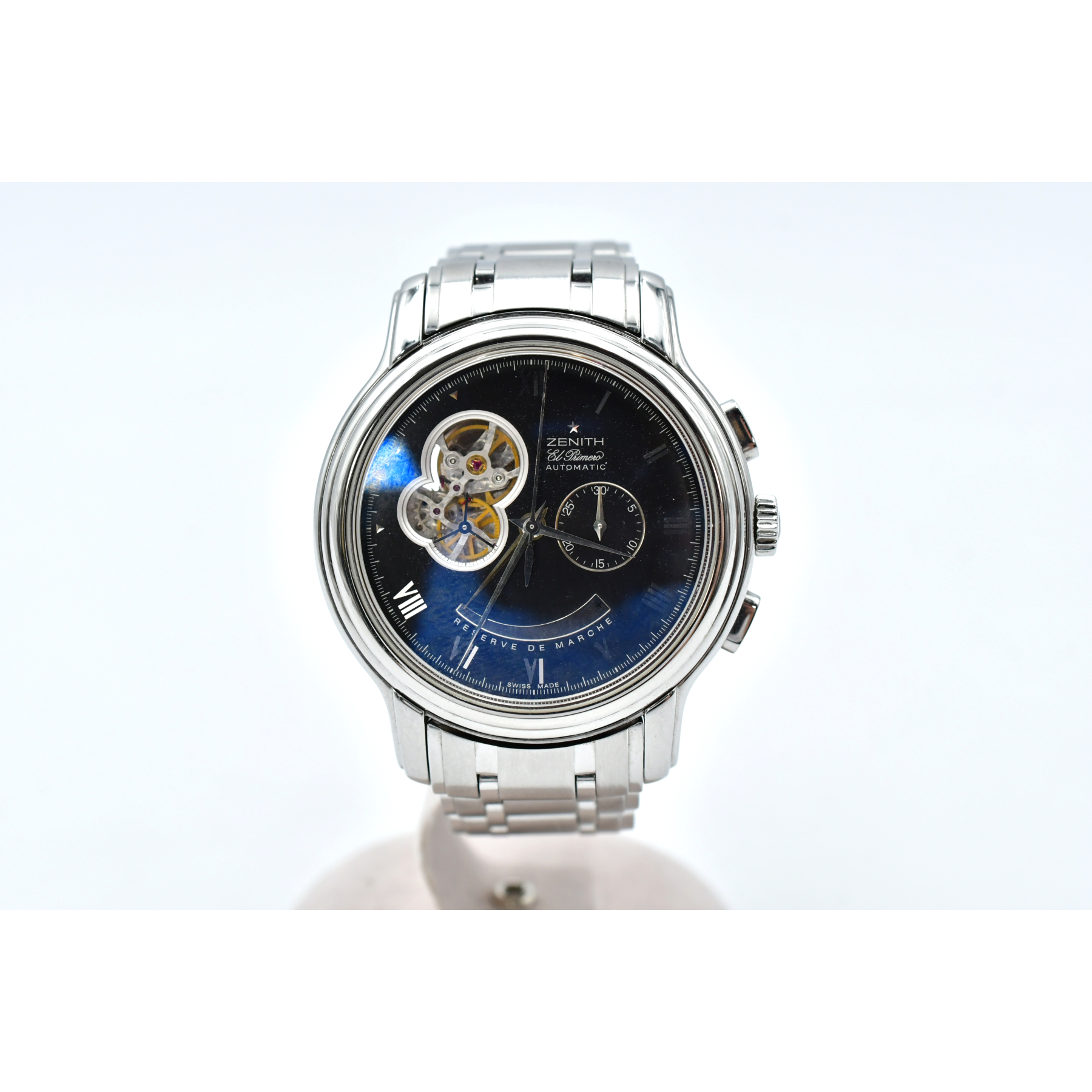 ゼニス エルプリメロ クロノマスター 黒文字盤 SS/AT 03.1260.4021 Bランク