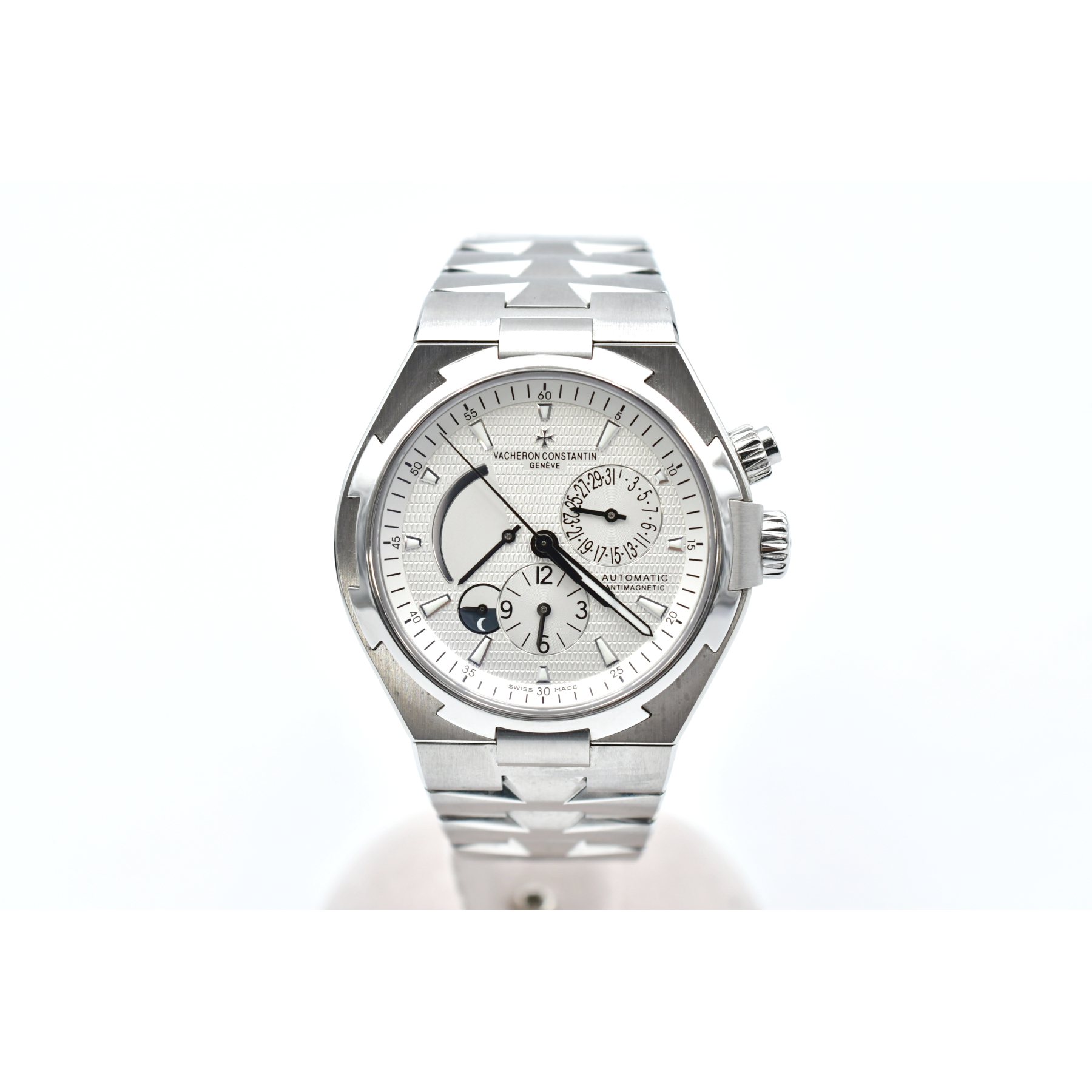 ヴァシュロン・コンスタンタン オーヴァーシーズ シルバー文字盤 SS/AT 47450/B01A-9226 Bランク