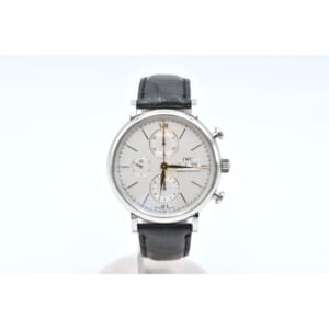 IWC ポートフィノ クロノグラフ シルバー文字盤 SS×革/AT IW391031 買取実績【買取日：2025年8月17日】