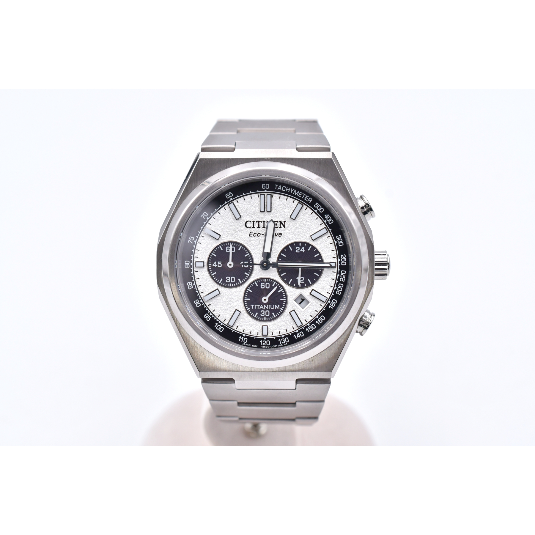 シチズン エコドライブ 白文字盤 SS/QZ CA4610-85A Aランク