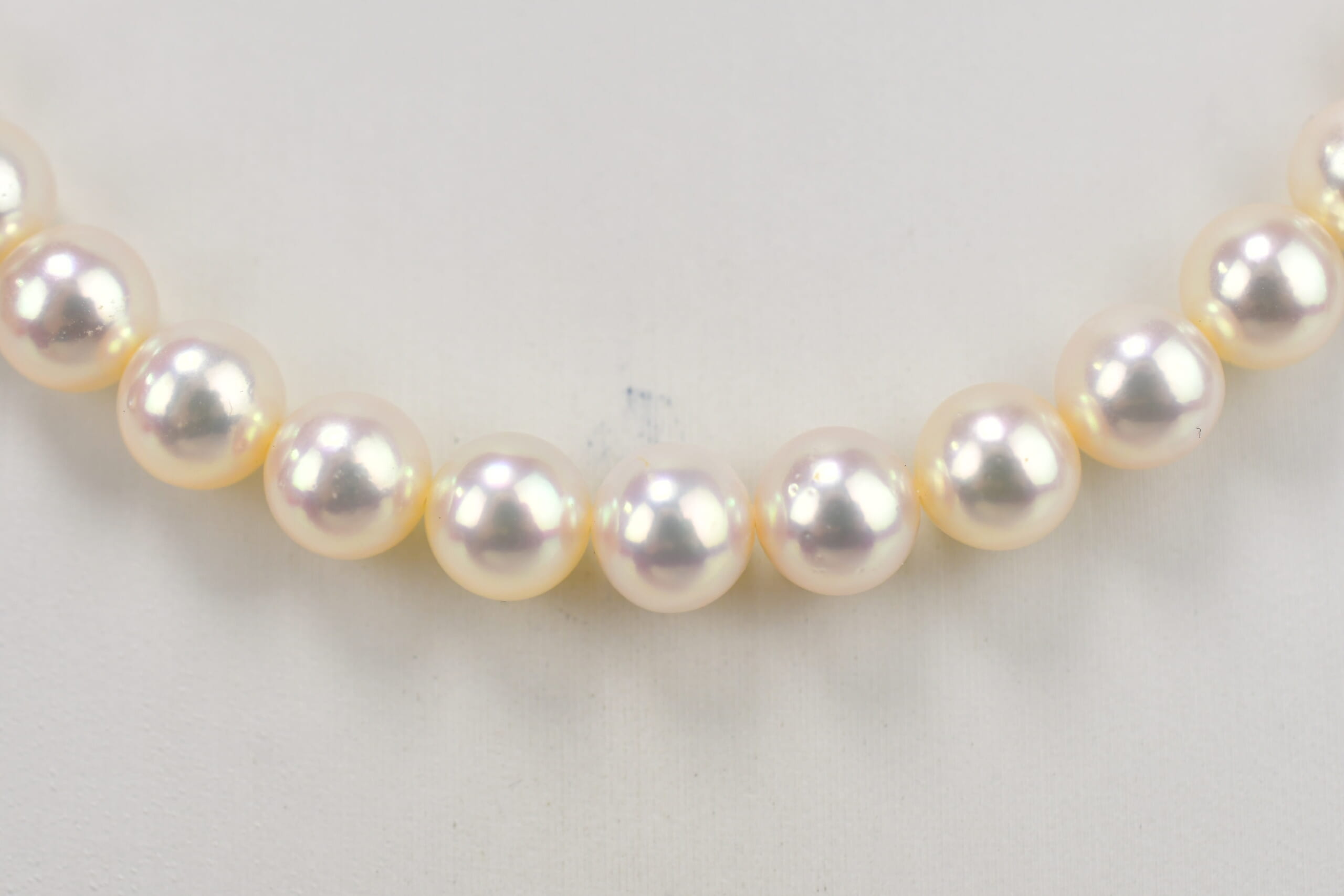 タサキ パールアクセサリーセット パールネックレス シルバー 7.5 38.2g/パールイヤリング K18WG 7.5 3g Aランク