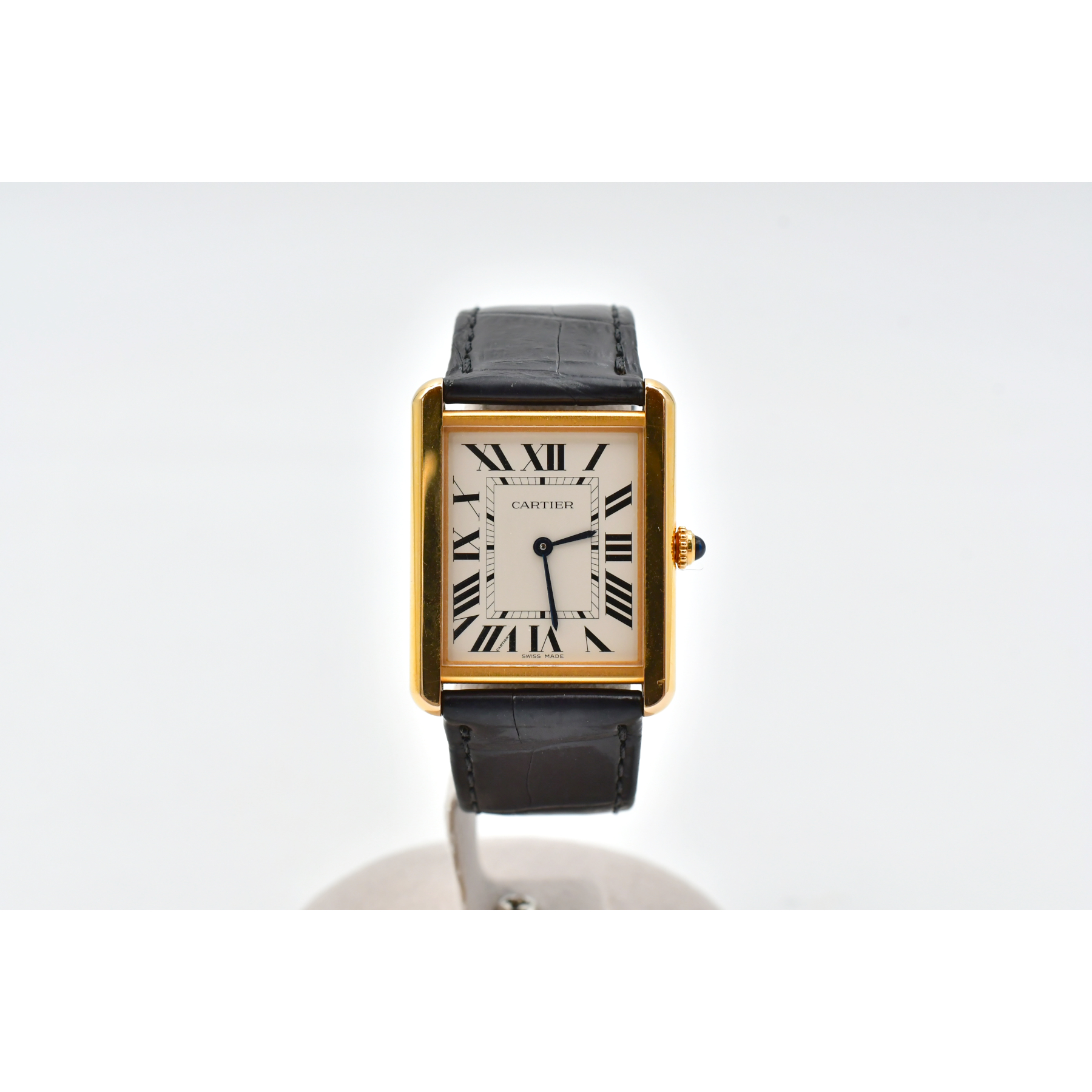 カルティエ タンク ソロ ウォッチ 白文字盤 PG×革 W5200025 買取実績