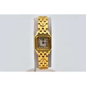 カルティエ パンテール ミニ 白文字盤 YG/QZ W25034N3 買取実績【買取日：2025年8月17日】