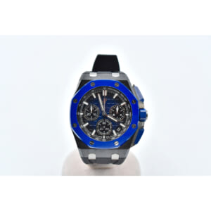 オーデマ ピゲ ロイヤルオーク オフショア クロノグラフ スモークブルー文字盤 CE×ラバー/AT 26420CE.OO.A043VE.01 買取実績【買取日：2025年8月15日】