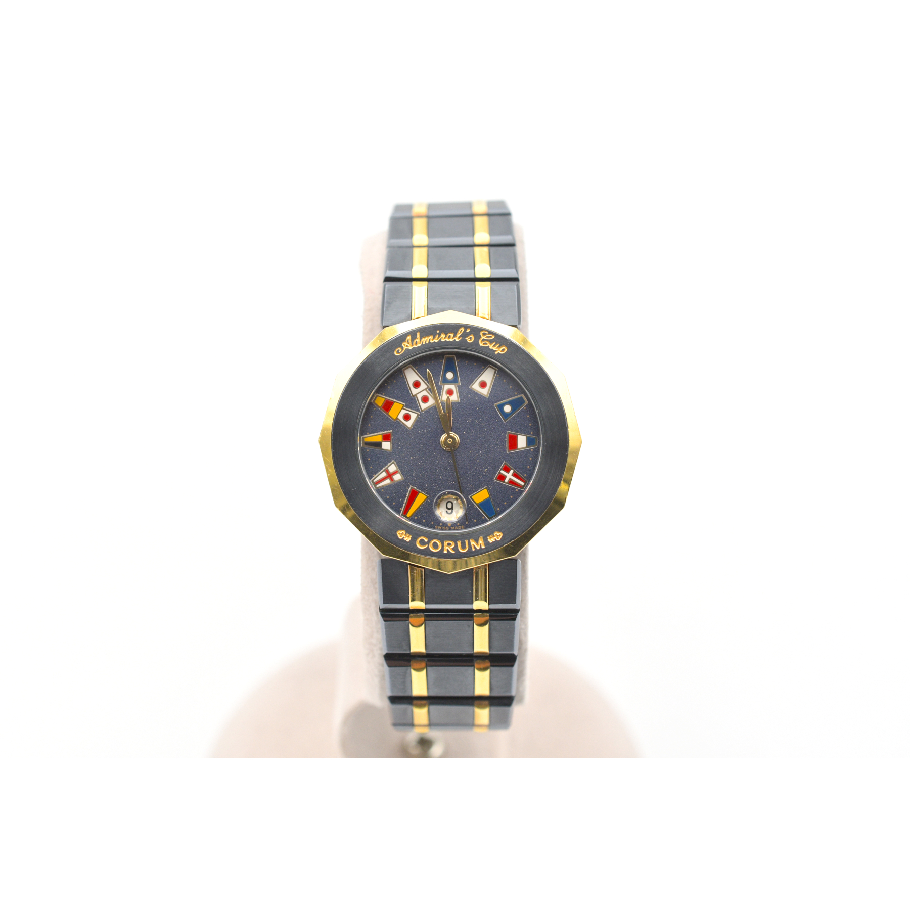 CORUMアドミラルズカップ ネイビー&シルバー CORUM/コルム】 アドミラルズカップ 99.330.30.V585 腕時計