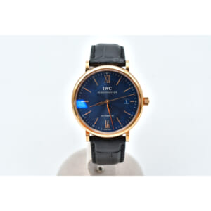 IWC ポートフィノ ブルー文字盤 YG×レザー/AT IW356522 買取実績【買取日：2025年8月19日】