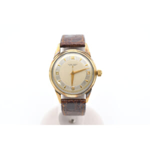 ユリス ナルダン ラウンド時計 白文字盤 YG×革/AT 買取実績【買取日：2025年7月31日】