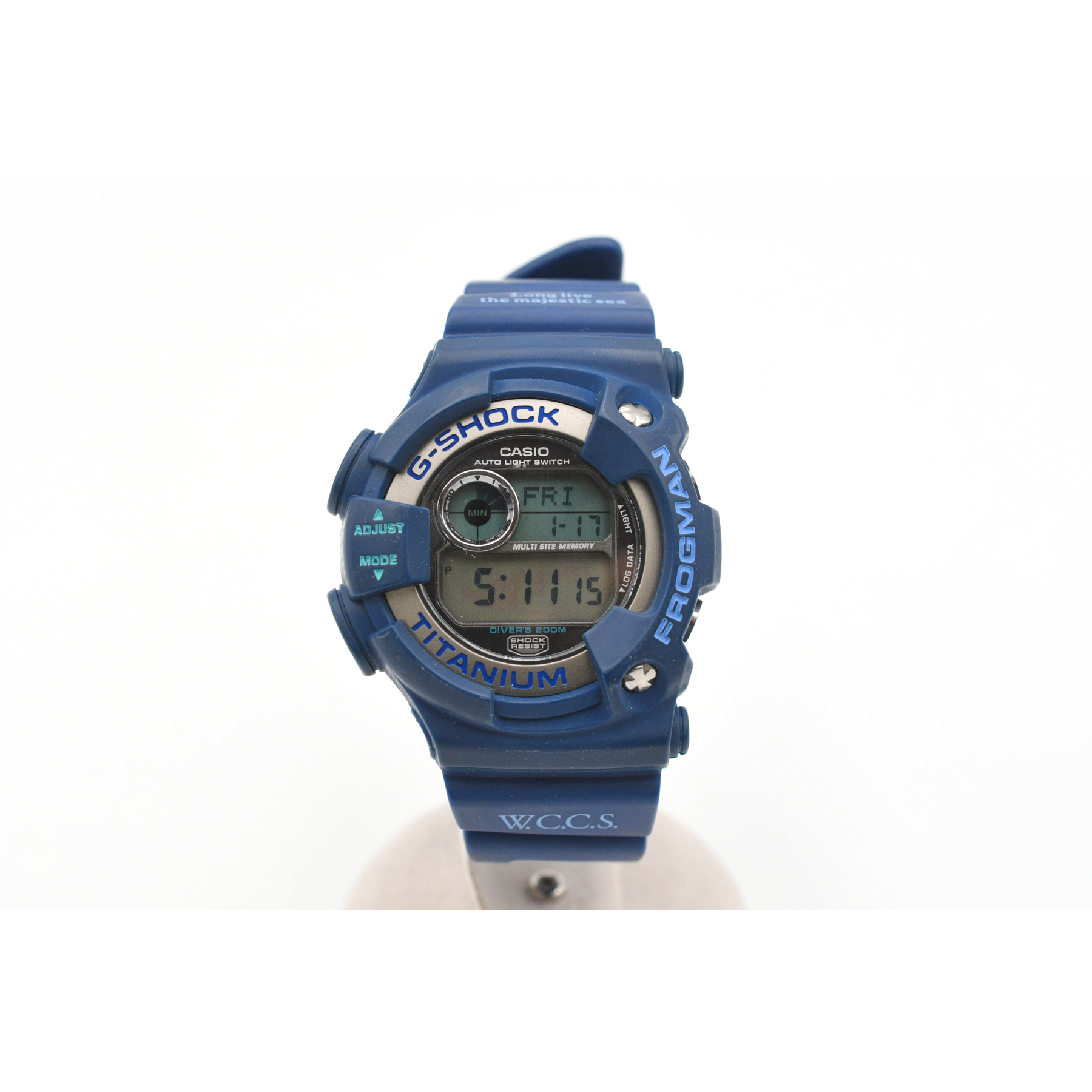 カシオ ×W.C.C.S Gショック フロッグマン デジタル文字盤 Ti×ラバー/QZ DW-9902 Bランク
