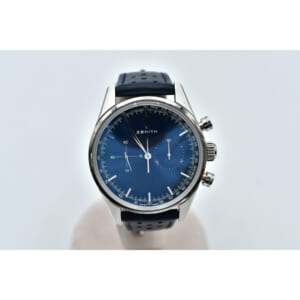 ゼニス クロノマスター ヘリテージ 青文字盤 SS×革/AT 03.2150.4069/51.C805 買取実績【買取日：2025年8月20日】