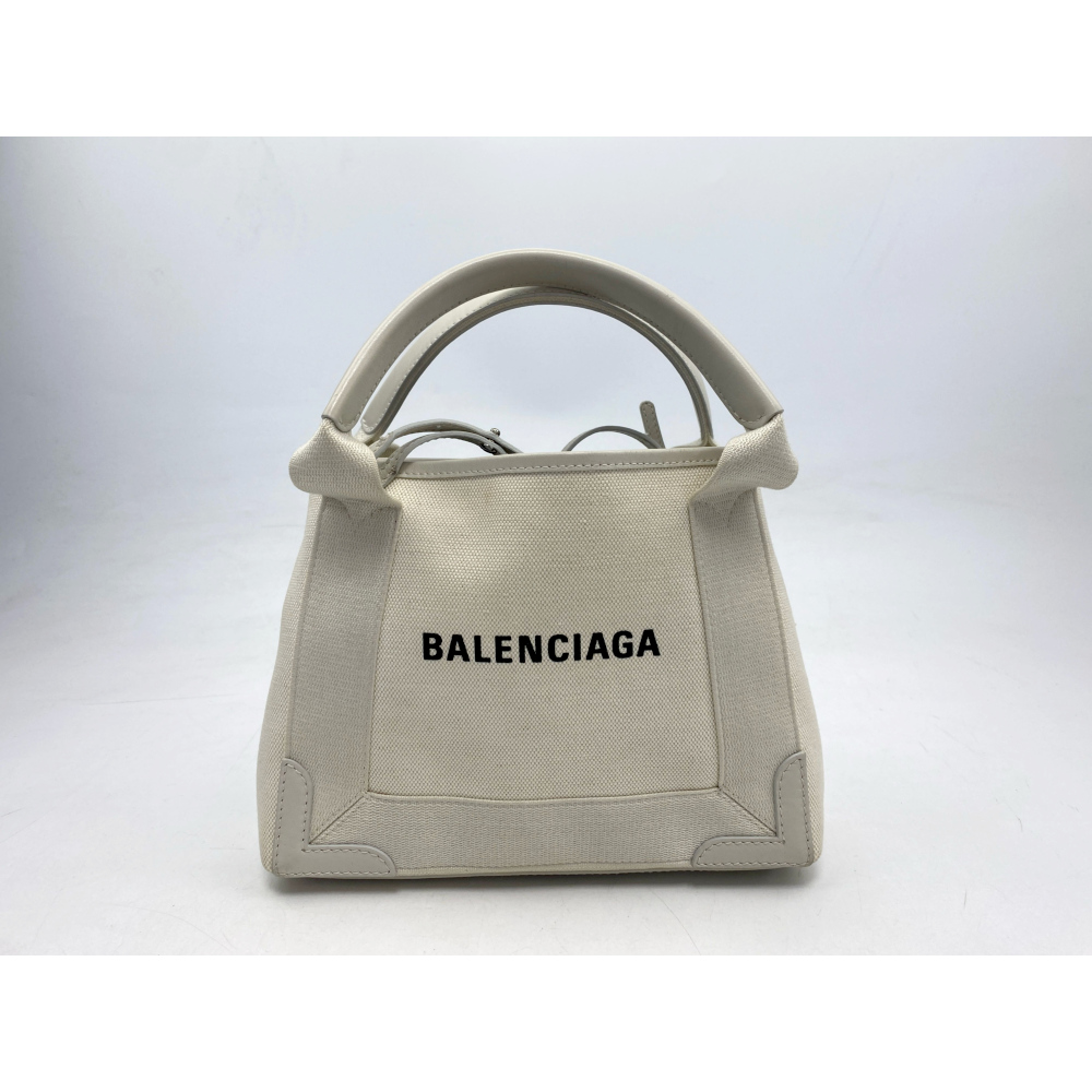 バレンシアガ ネイビーカバス XS ベージュ　ホワイト BALENCIAGA バレンシアガ バッグ トートバッグ BLANCIAGA