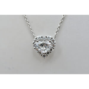 グラフ ハートシェイプ ダイヤネックレス 0.90 Au750WG F/VS1 買取実績【買取日：2025年8月18日】