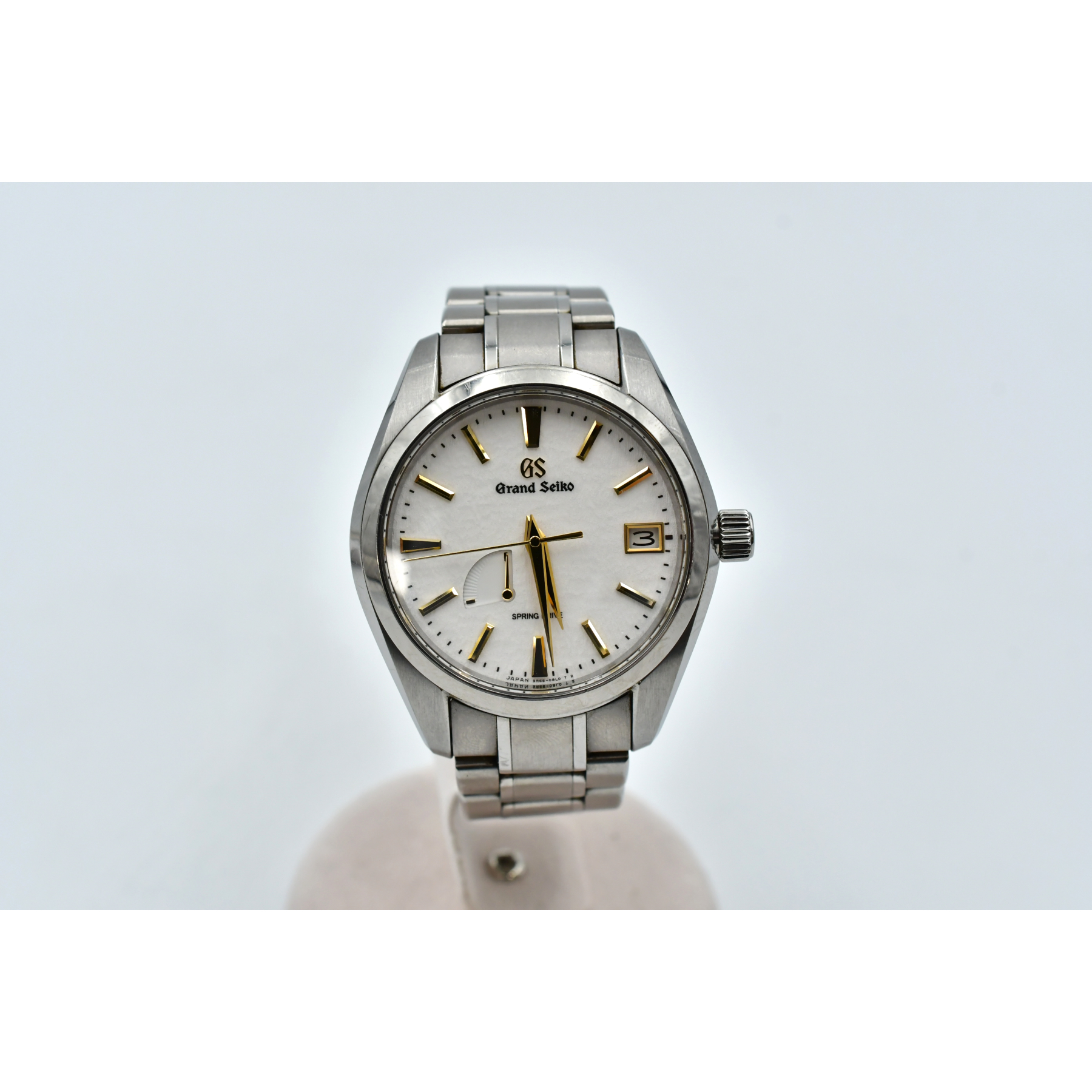 グランドセイコー スプリングドライブ 雪白文字盤 Ti /AT SBGA259 Bランク