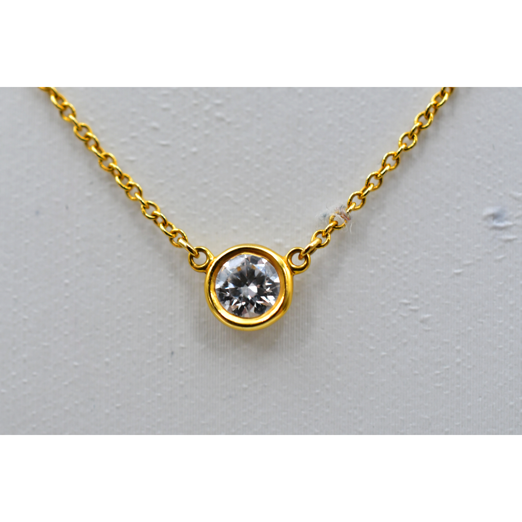 要修理】オールドティファニーバイザヤード750YGダイヤモンド3.8mm