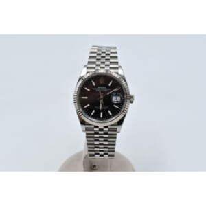 ロレックス デイトジャスト 黒文字盤 ジュビリーブレス SS×WG/AT 126234 買取実績【買取日：2025年9月12日】