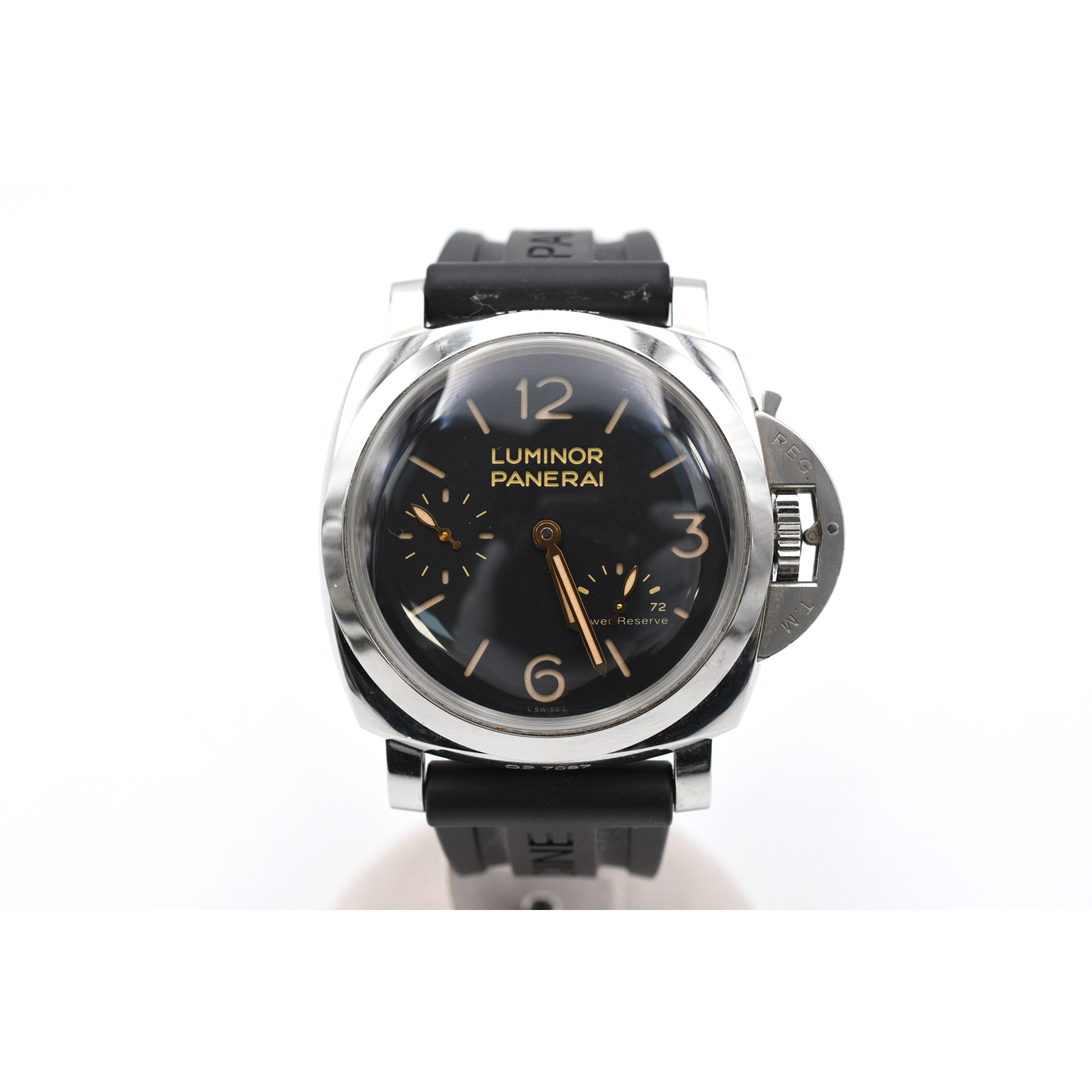 パネライ ルミノール 黒文字盤 SS/手巻き PAM00423 Bランク