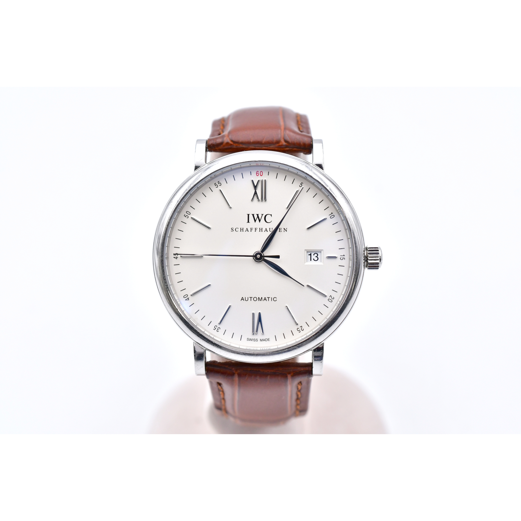 IWC ポートフィノ 白文字盤 SS/AT IW356505 Bランク
