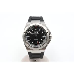 IWC インヂュニア デュアルタイム 黒文字盤 SS×ラバー/AT IW324402 買取実績【買取日：2025年9月6日】