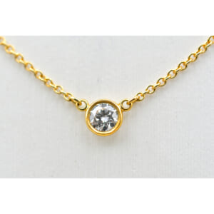 ティファニー バイザヤード ダイヤモンド ネックレス 1PD K18YG イエローゴールド レディース 買取実績【買取日：2025年9月11日】