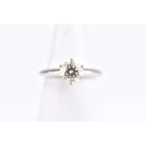 ティファニー ソリティア ダイヤリング Pt950 D0.85