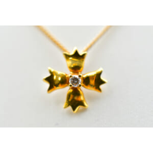 ディオール クロスダイヤネックレス K18 D0.19ct 買取実績【買取日：2025年9月19日】