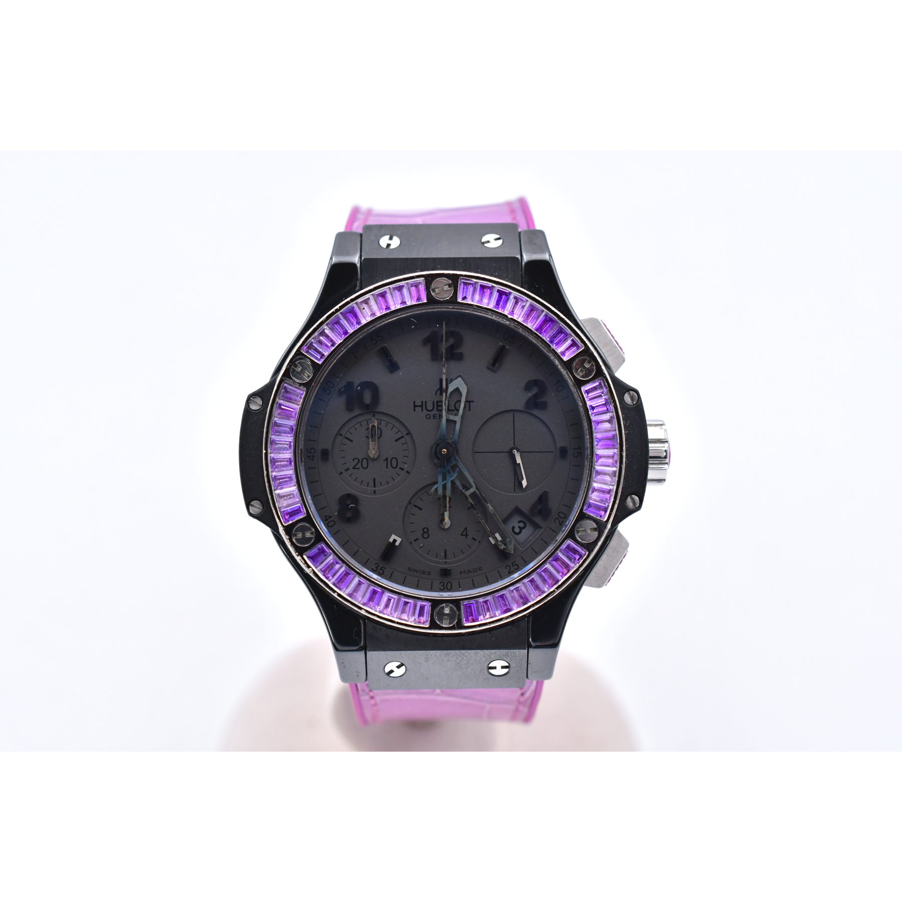 ウブロ ビッグバン トゥッティ フルッティ 黒文字盤 SS×ラバー/AT 341.CV.1110.LR.1905 Aランク