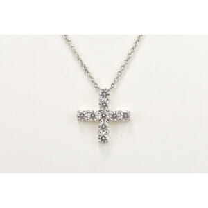 ハリー・ウィンストン ミニ クロスダイヤ ネックレス Pt950 買取実績【買取日：2025年9月7日】