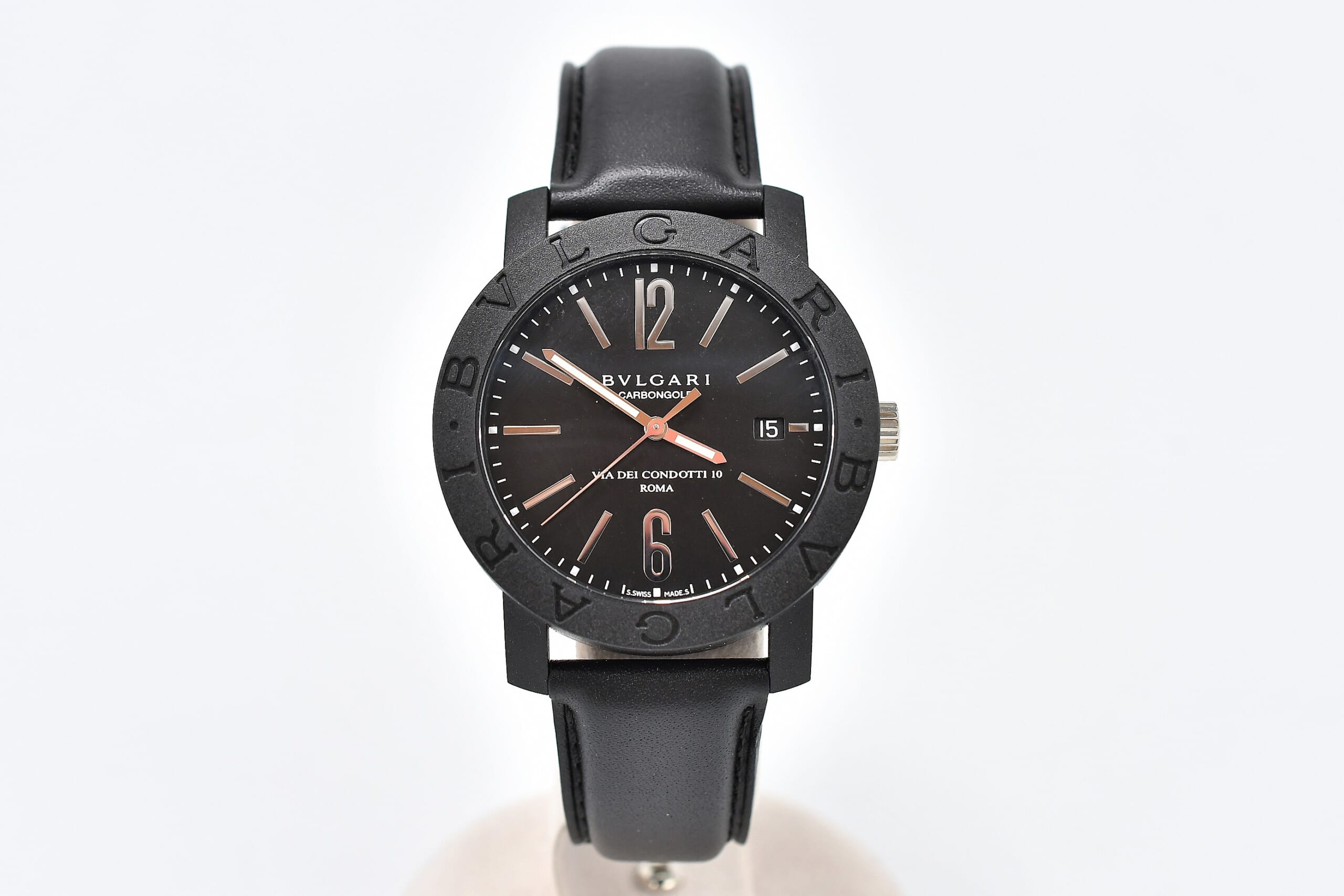 ブルガリ ブルガリブルガリ カーボンゴールド BVLGARI BB40CL カーボン 