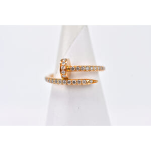 カルティエ ジュストアンクル ダイヤリング 750YG #51 買取実績【買取日：2025年9月2日】