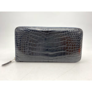 エルメス アザップロング 黒 アリゲーター SV金具 D刻印 買取実績【買取日：2025年9月9日】