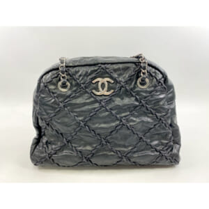 シャネル ウルトラステッチ ボストンバッグ 黒 SV金具 買取実績【買取日：2025年9月5日】