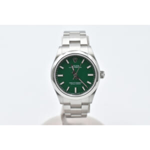 ロレックス オイスターパーペチュアル グリーン文字盤 SS/AT 277200 買取実績【買取日：2025年9月16日】