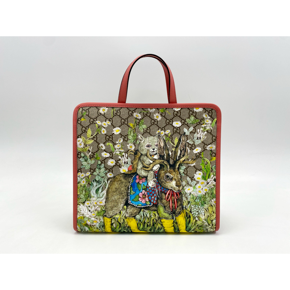 グッチ GGスプリーム ヒグチユウココラボ ハンドバッグ 605614 Nランク