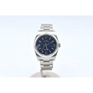 ロレックス オイスターパーペチュアル ブルー文字盤 SS/AT 116000 買取実績【買取日：2025年9月17日】