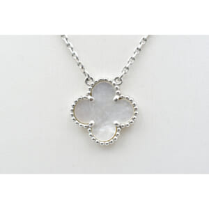 ヴァンクリーフ＆アーペル ヴィンテージアルハンブラ ネックレス マザーオブパール Au750WG 買取実績【買取日：2025年9月4日】