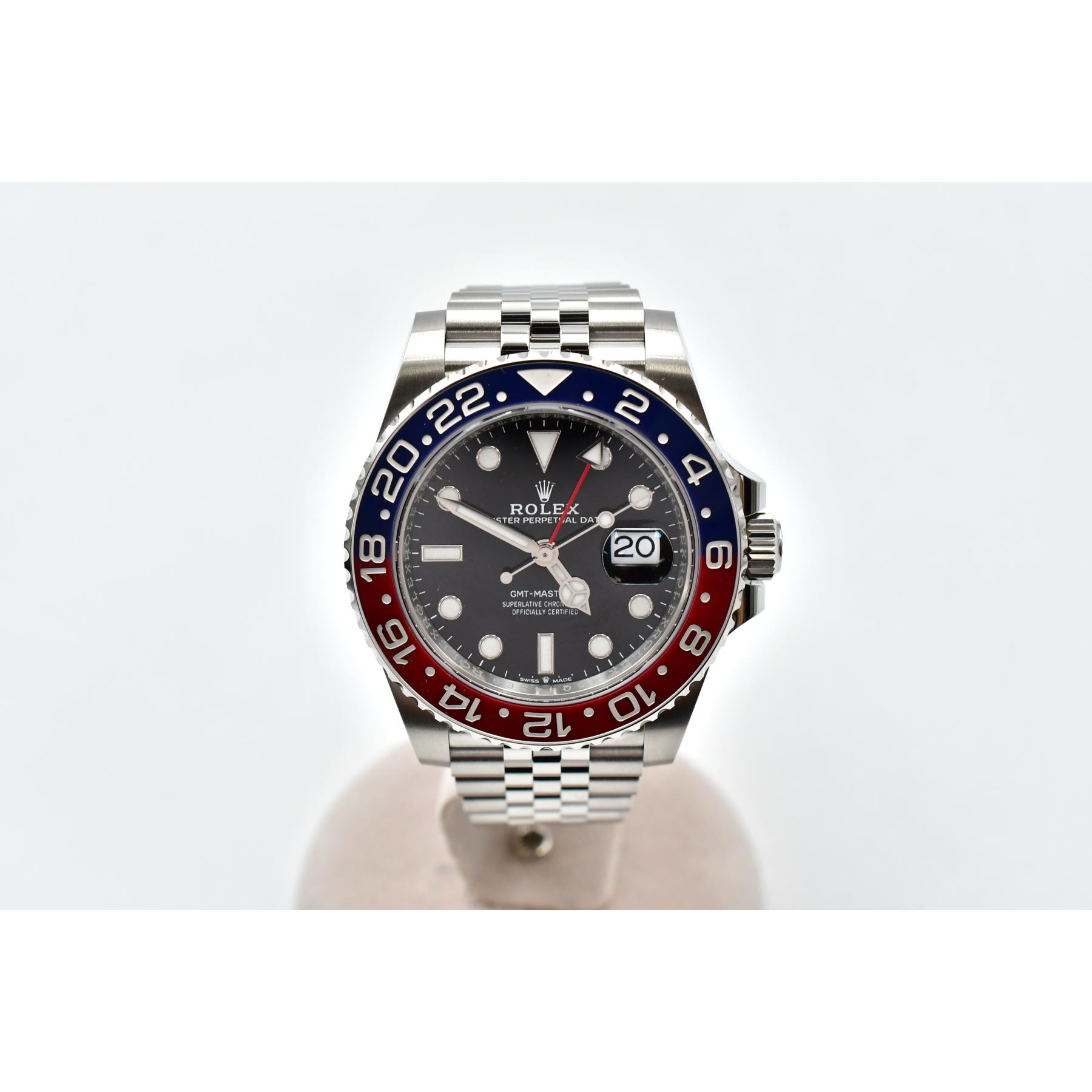 ロレックス GMTマスターII 黒文字盤 ジュビリーブレス SS/AT 126710BLRO Sランク
