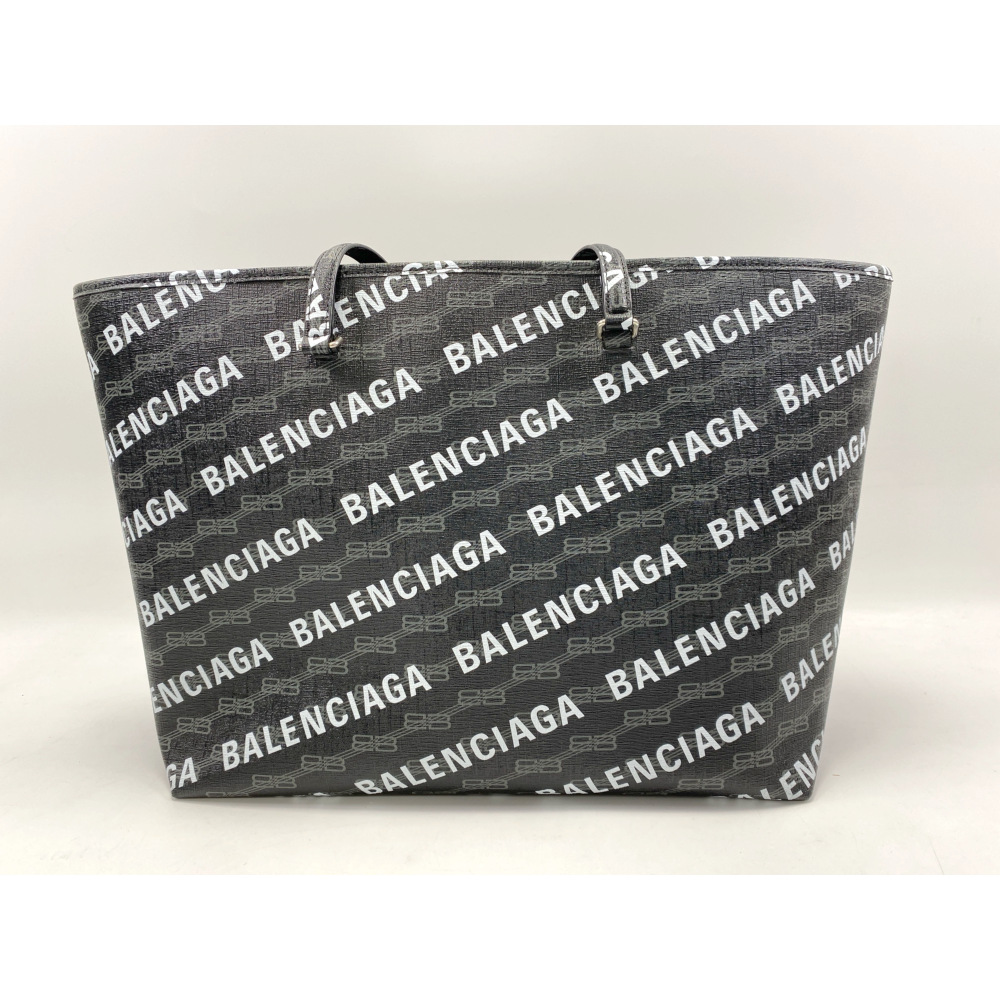 バレンシアガ トートバッグ ブラック レザー Bランク