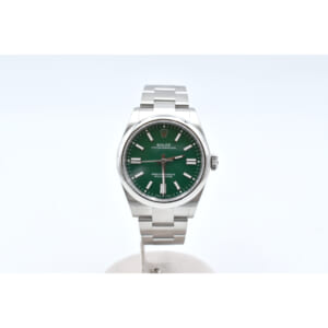 ロレックス オイスターパーペチュアル グリーン文字盤 SS/AT 134300 買取実績【買取日：2025年9月20日】