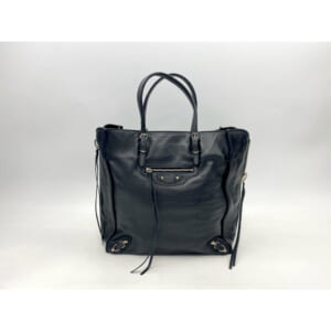 バレンシアガ ペーパーA5 トートバッグ 黒 レザー 357330 買取実績【買取日：2025年9月6日】