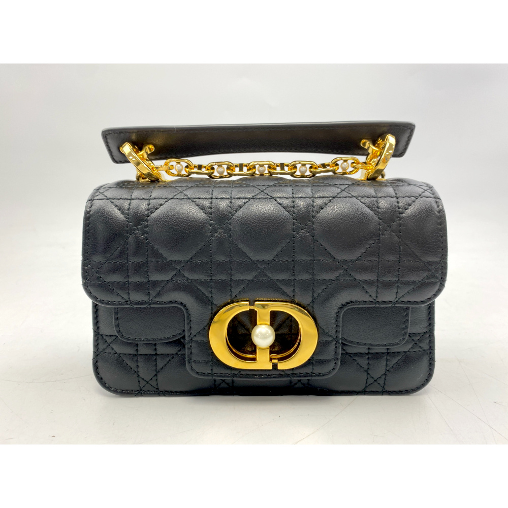 ディオール Dior Jolie トップハンドルショルダーバッグ ミニ 黒
