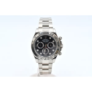 販促品　未使用 ROLEX 掛け時計 デイトナ シルバー 黒 黒文字盤 ロレックス - オイスター パーペチュアル コスモグラフ デイトナ
