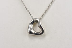 ティファニー オープンハート ネックレス Pt950 シルバー 買取実績【買取日：2025年9月3日】