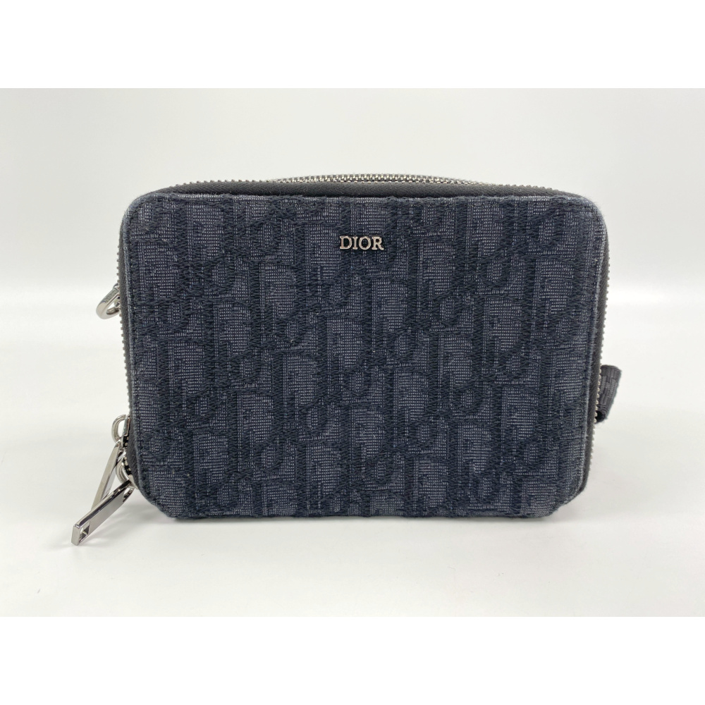 ディオール オブリーク ショルダーバッグ 黒 キャンバス 2OBBC119YSE ABランク