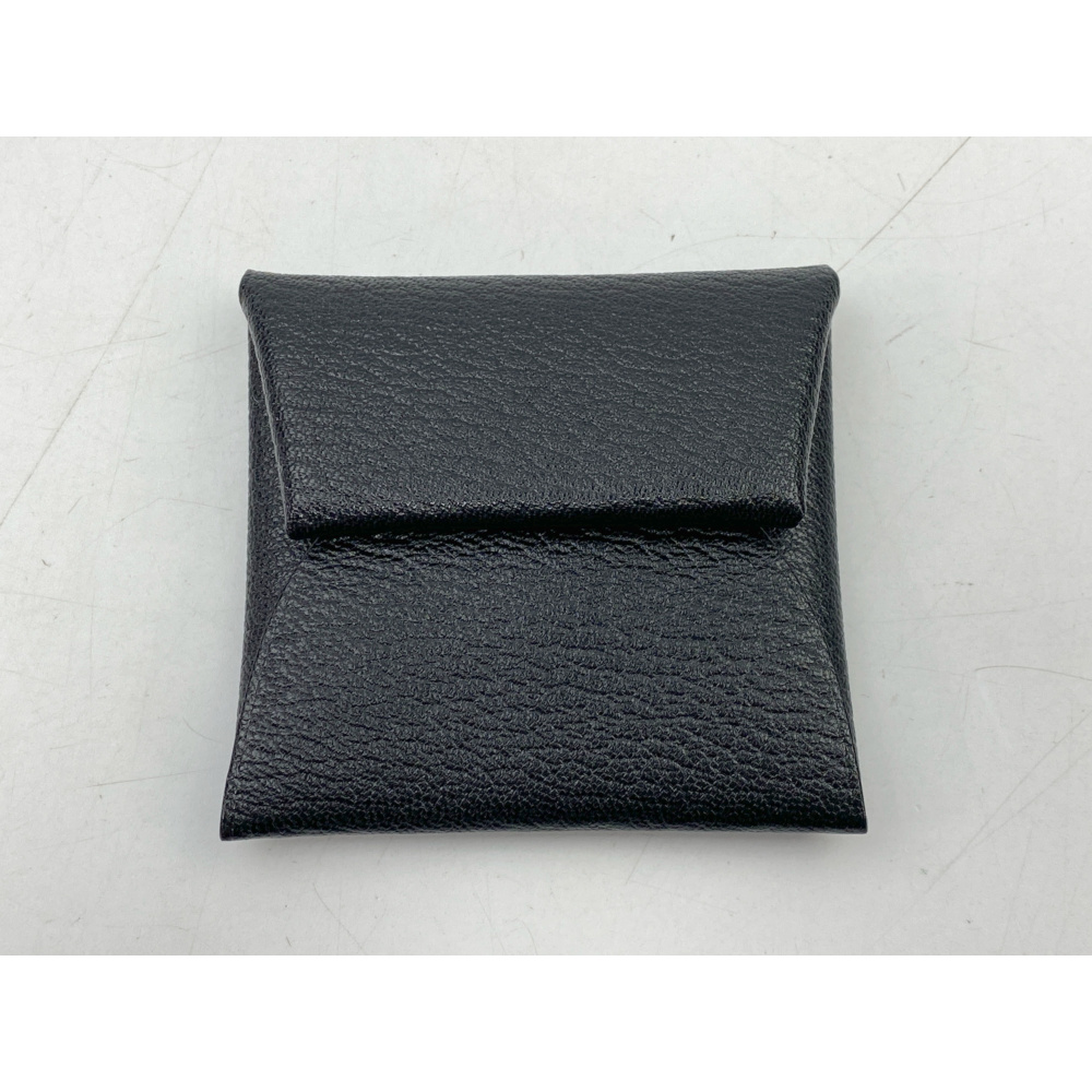 未使用に近い！ エルメス バスティア　コインケース ブラック エルメス(HERMES)エルメス バスティア コインケース 財布
