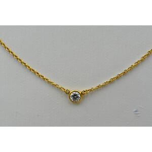 ティファニー バイザヤード ネックレス K18YG 買取実績【買取日：2025年9月9日】