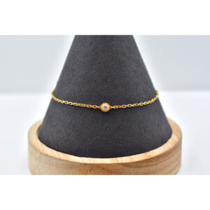 カルティエ ダムール ディアマンレジェ ブレスレット 1Pダイヤ 750YG 買取実績【買取日：2025年9月7日】