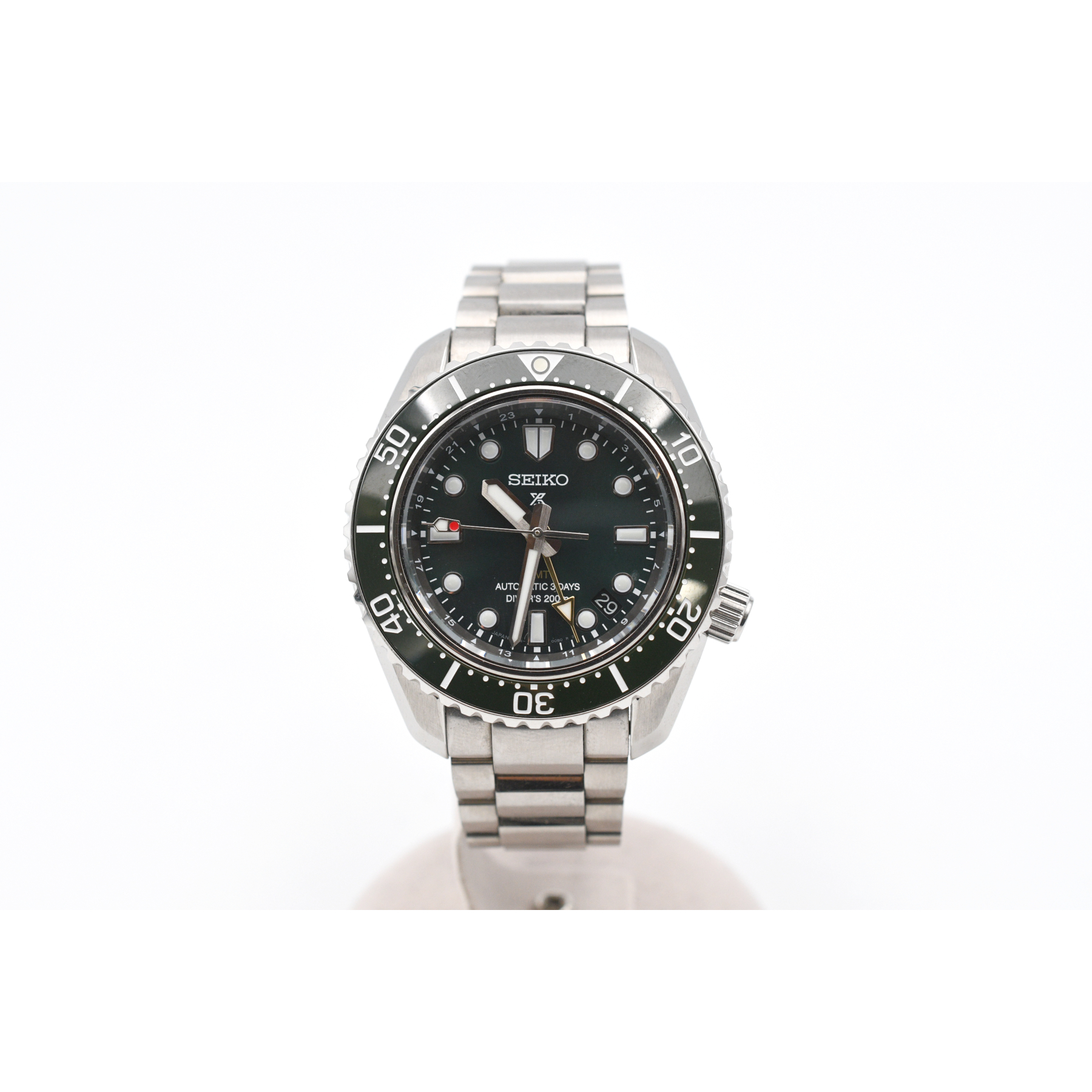 セイコー ダイバースキューバ GMT 1968メカニカル グリーン文字