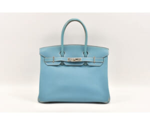 エルメス HERMES バーキン30 トゴ ブルーニュイ SV金具 W刻印 HERMES